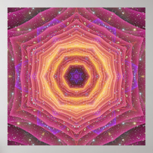 Hyper Grind Mandala Poster
