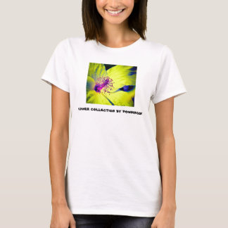 Hyper gul hibiskus t-shirt