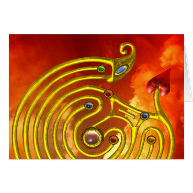 HYPER LABYRINTH HÄLSNINGSKORT (Framsidan Horizontal)