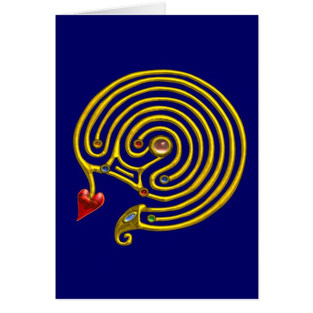 HYPER LABYRINTH HÄLSNINGSKORT (Framsidan)