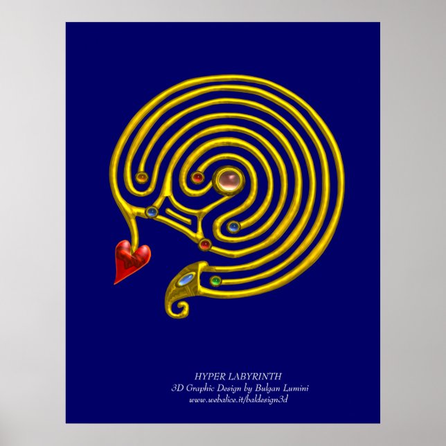 HYPER LABYRINTH POSTER (Framsidan)