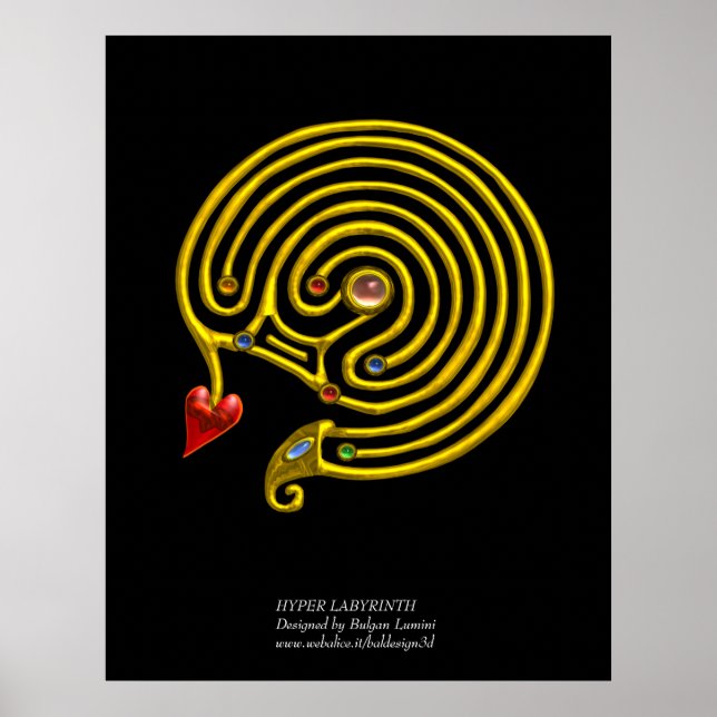 HYPER LABYRINTH POSTER (Framsidan)