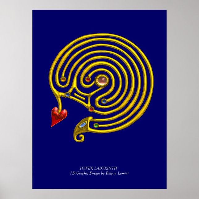 HYPER LABYRINTH POSTER (Framsidan)