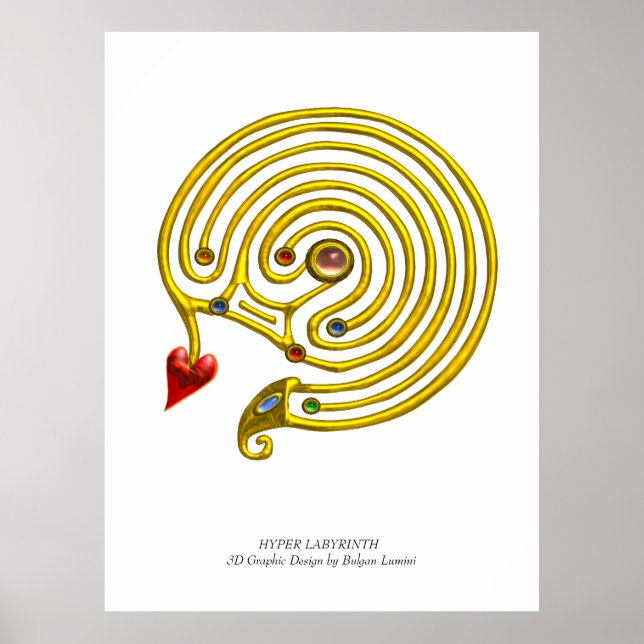 HYPER LABYRINTH POSTER (Framsidan)