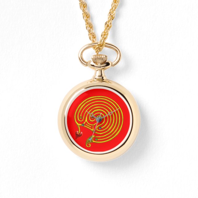 HYPER LABYRINTH,red Armbandsur (Framsida)