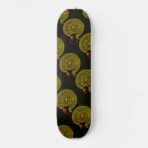 HYPER LABYRINTH, svart Skateboard Bräda 21,5 Cm
