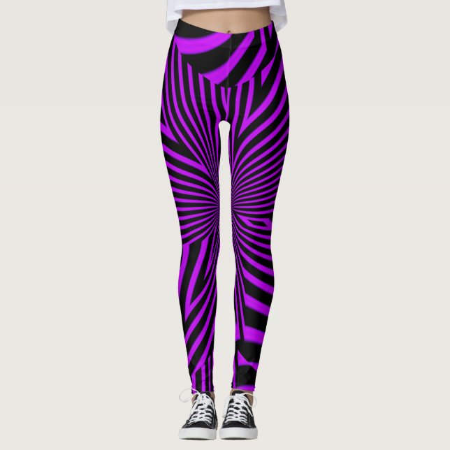 Hyper Lila Leggings (Framsida)