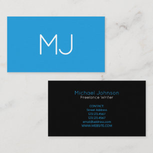 Hyper minsta djärv logotypduo tonar visitkort