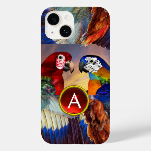 HYPER PARROMS/RED OCH BLUE ARA GEMSTONE MONOGRAM