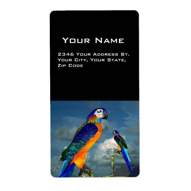 HYPER PARROS/BLUE ARA FRAKTSEDEL (Framsidan)