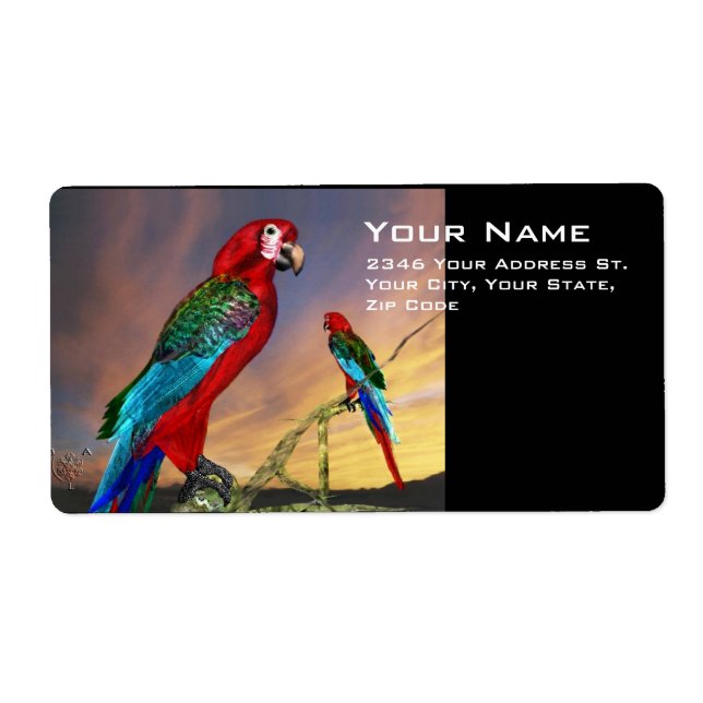 HYPER PARROS/BLUE ARA FRAKTSEDEL (Framsidan)