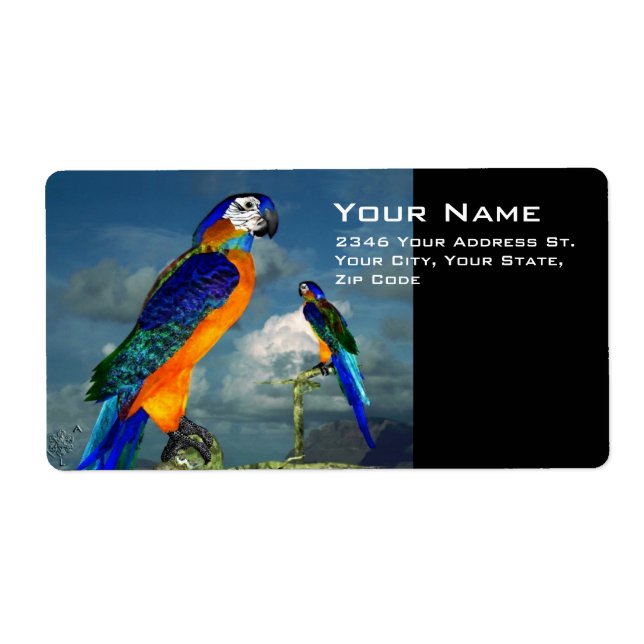 HYPER PARROS/BLUE ARA FRAKTSEDEL (Framsidan)