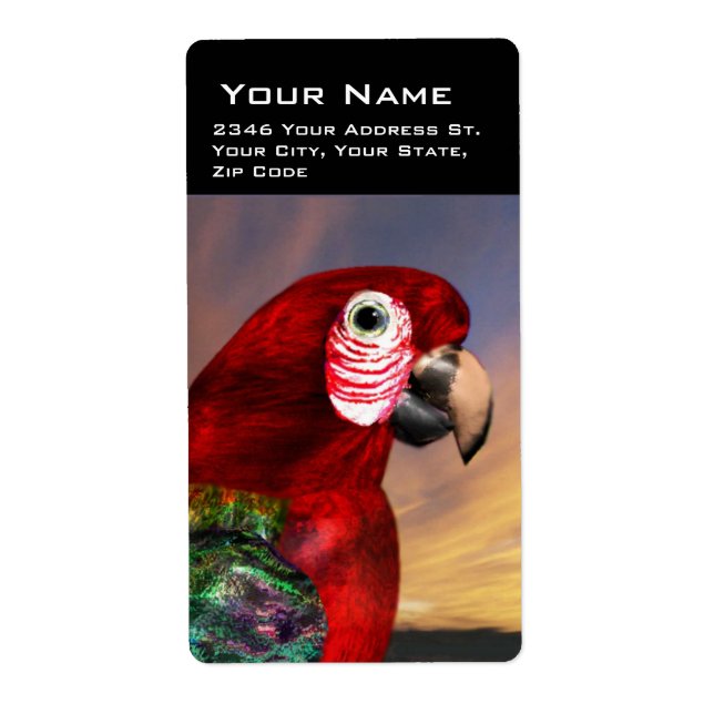 HYPER PARROTS/RED ARA FRAKTSEDEL (Framsidan)