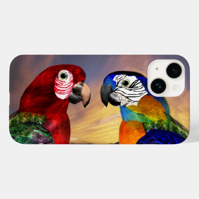 HYPER PARROTS/RED OCH BLUE ARA (Baksida (horisontell))