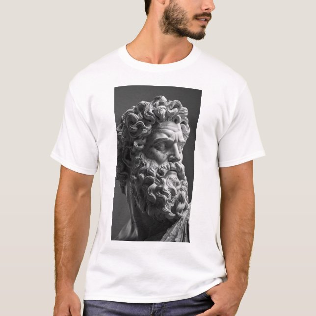 Hyper-Realistisk fotorealistisk Porträtt T-Shirt (Framsida)