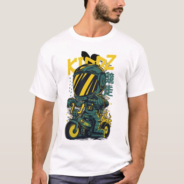 Hyper Stars Racer T-Shirt (Framsida)