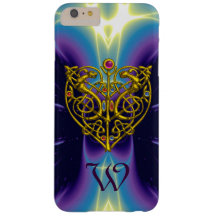 HYPER VALENTINE MONOGRAM/GULD HEART I LILA BLUE