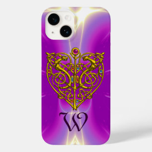 HYPER VALENTINE MONOGRAM Rosa Fuchsia Lila