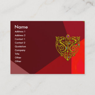 HYPER VALENTINE RUBY 2,red Visitkort