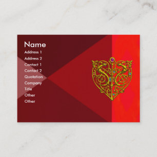 HYPER VALENTINE RUBY 2,red Visitkort