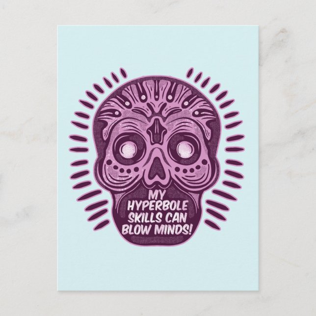 Hyperbol rolig SVENSKA Vykort (Framsida)