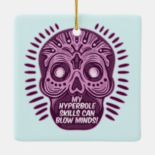 Hyperbole Funny ENGLISH LANGUAGE Julgransprydnad Keramik
