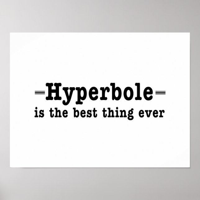 Hyperbole Poster (Framsidan)