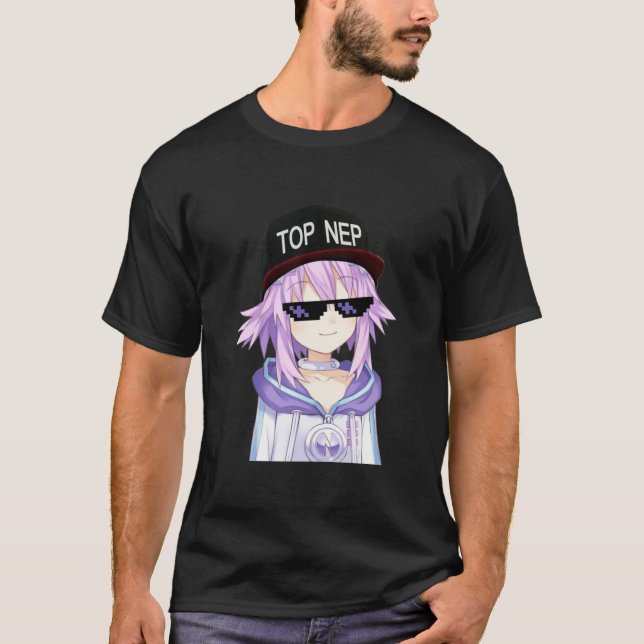 Hyperdimension Neptunia Top Nep Classic T Shirt (Framsida)