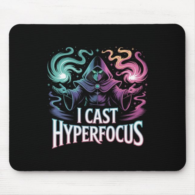 Hyperfokus Magi Spel Gamer Konst Autism Mage M Musmatta (Framsidan)