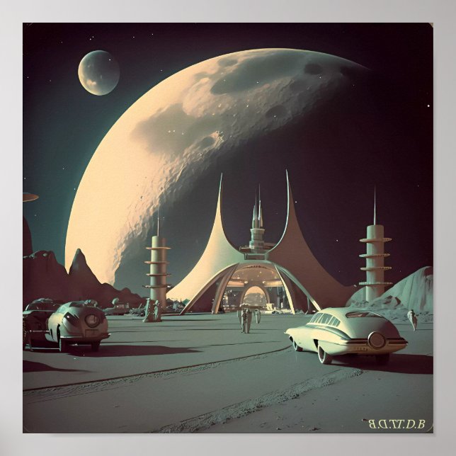 Hyperion 4 (med Teckning Board Logotyp) Poster (Framsidan)