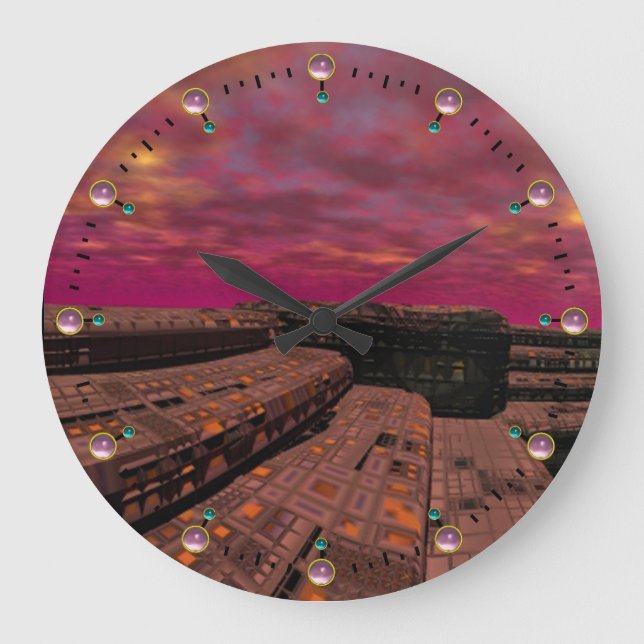 HYPERION WORLD Science fiction, Sci-Fi Stor Klocka (Framsida)