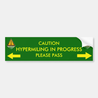 Hypermiling Bildekal