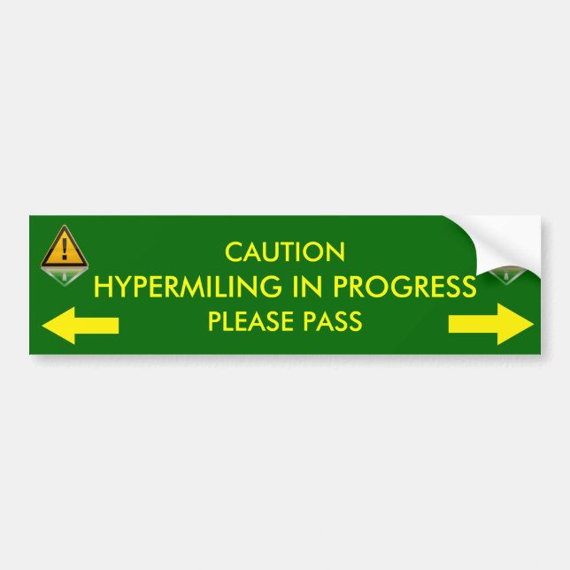 Hypermiling Bildekal (Framsidan)