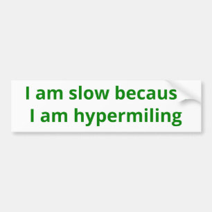 hypermiling bildekal