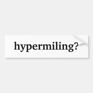 hypermiling? bildekal