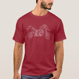 HYPERMOTARD-mörk Tee Shirt