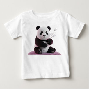 Hyperrealistisk 3D-porträtt av en baby panda T Shirt