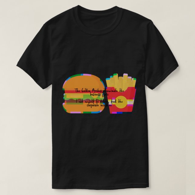 Hypersonic Missiles Burger - Sam Fender T Shirt (Design framsida)