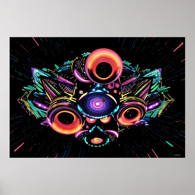 Hyperspatial Probe Choromatsu-9 Poster (Framsidan)