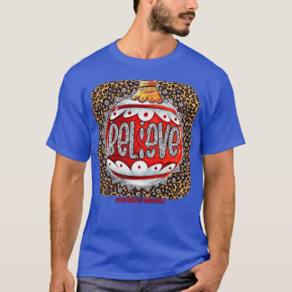 Hypertension Medvetenhet Tro prydnadsande leopard  T Shirt