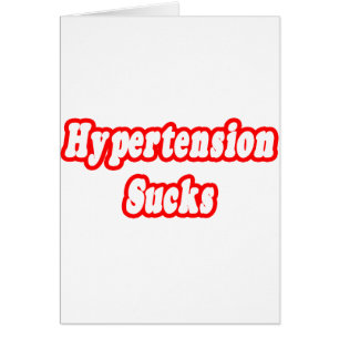 Hypertoni Suggor Hälsningskort
