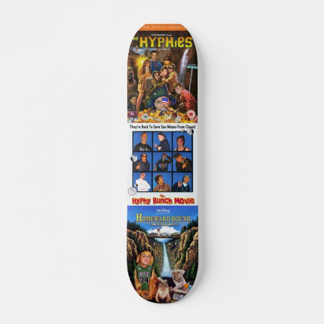 HYPHY SKATEDECK MINI SKATEBOARD BRÄDA 18,7 CM (Framsida)