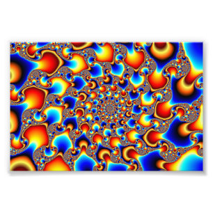 Hypn0sis - Fractalkonst Fototryck