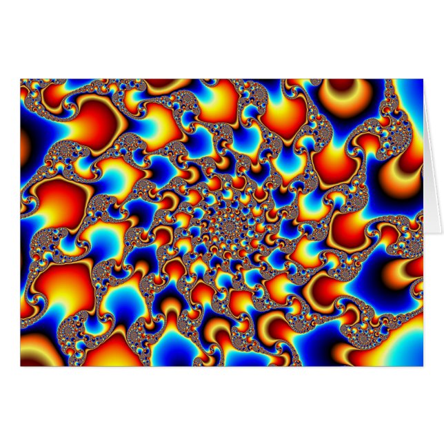 Hypn0syrran - fyrkantig teckning hälsningskort (Framsidan Horizontal)