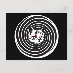 Hypno-Cat Vykort