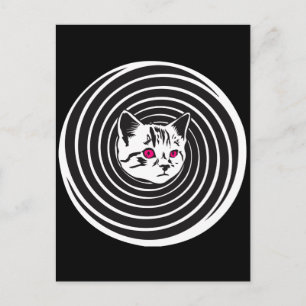 Hypno-Cat Vykort