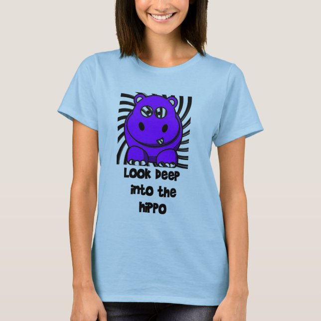 Hypno flodhästlilor t shirt (Framsida)