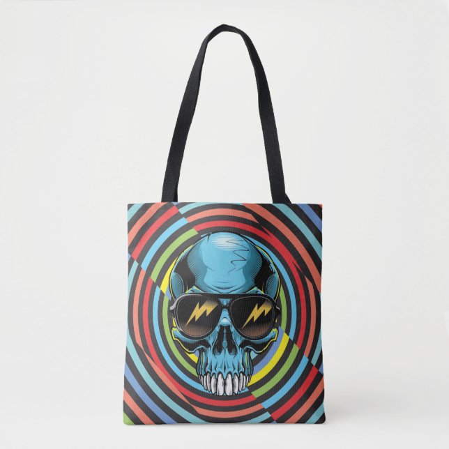 Hypno Funky Skull 02 Tygkasse (Framsida)