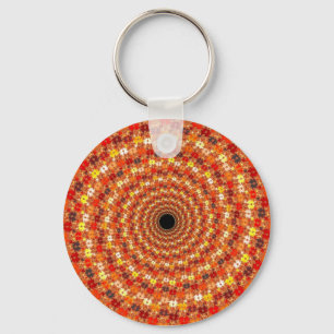 Hypno Orb - Fractal Keychain Nyckelring