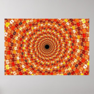 Hypno Orb - Fractalaffisch Poster